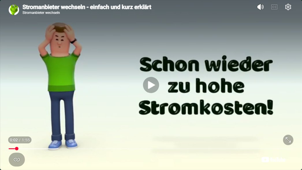 Vorschau zum Video: Schon wieder zu hohe Stromkosten